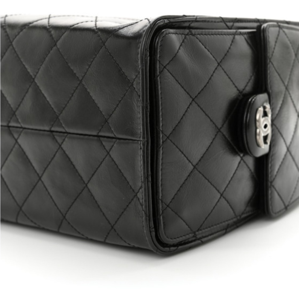 New Chanel 25 Handbag Small Calfskin Black with Two Tone Hardware - Picture 11 of 16